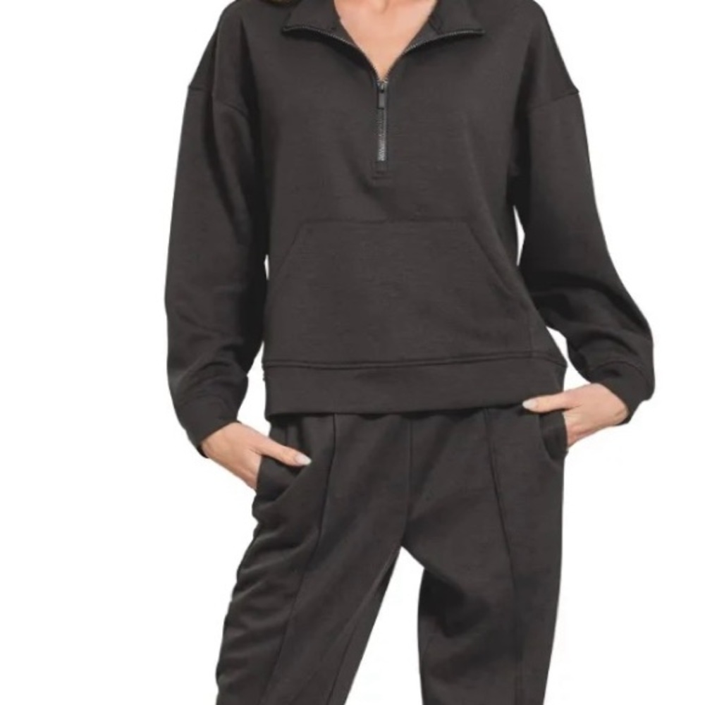 NEW Zenana Black scuba Joggers